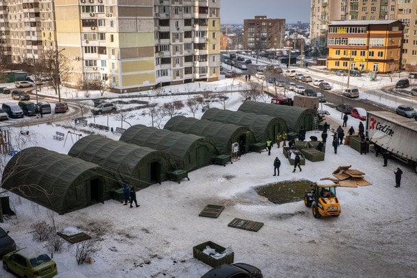 Более тысячи домов в Киеве остались без отопления из-за ударов по Дарницкой ТЭЦ