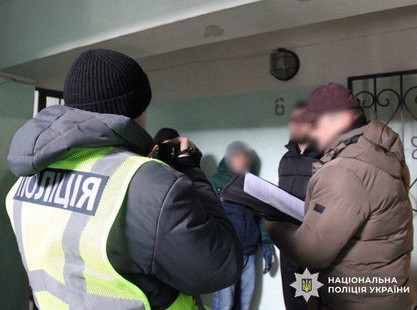 Затримання підозрюваного у Києві