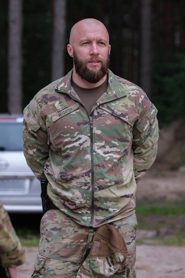 Підполковник ЗСУ Жорін на фронті