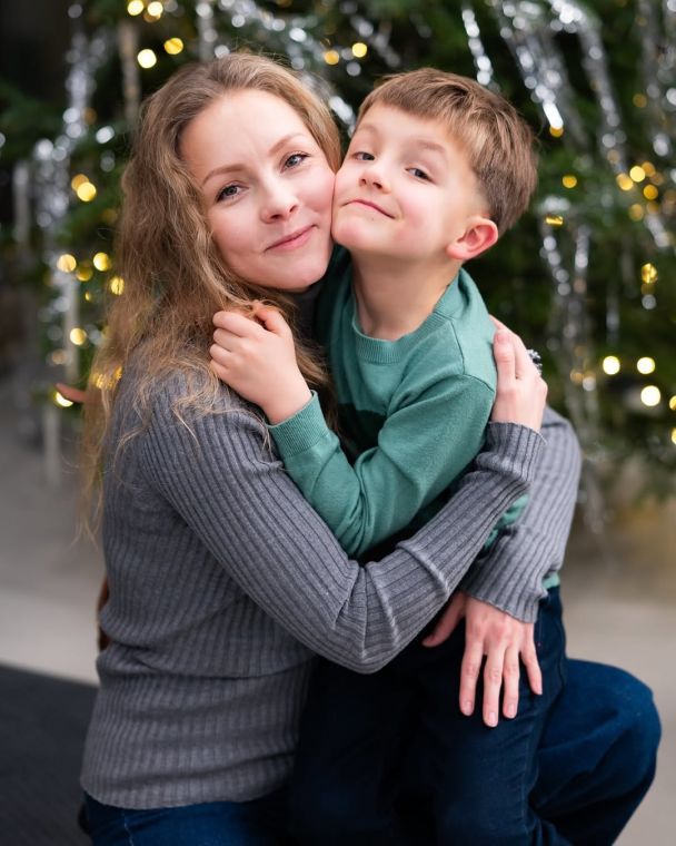 Olena Shoptenko showcased family Christmas in Austria and fulfilled her son's dream