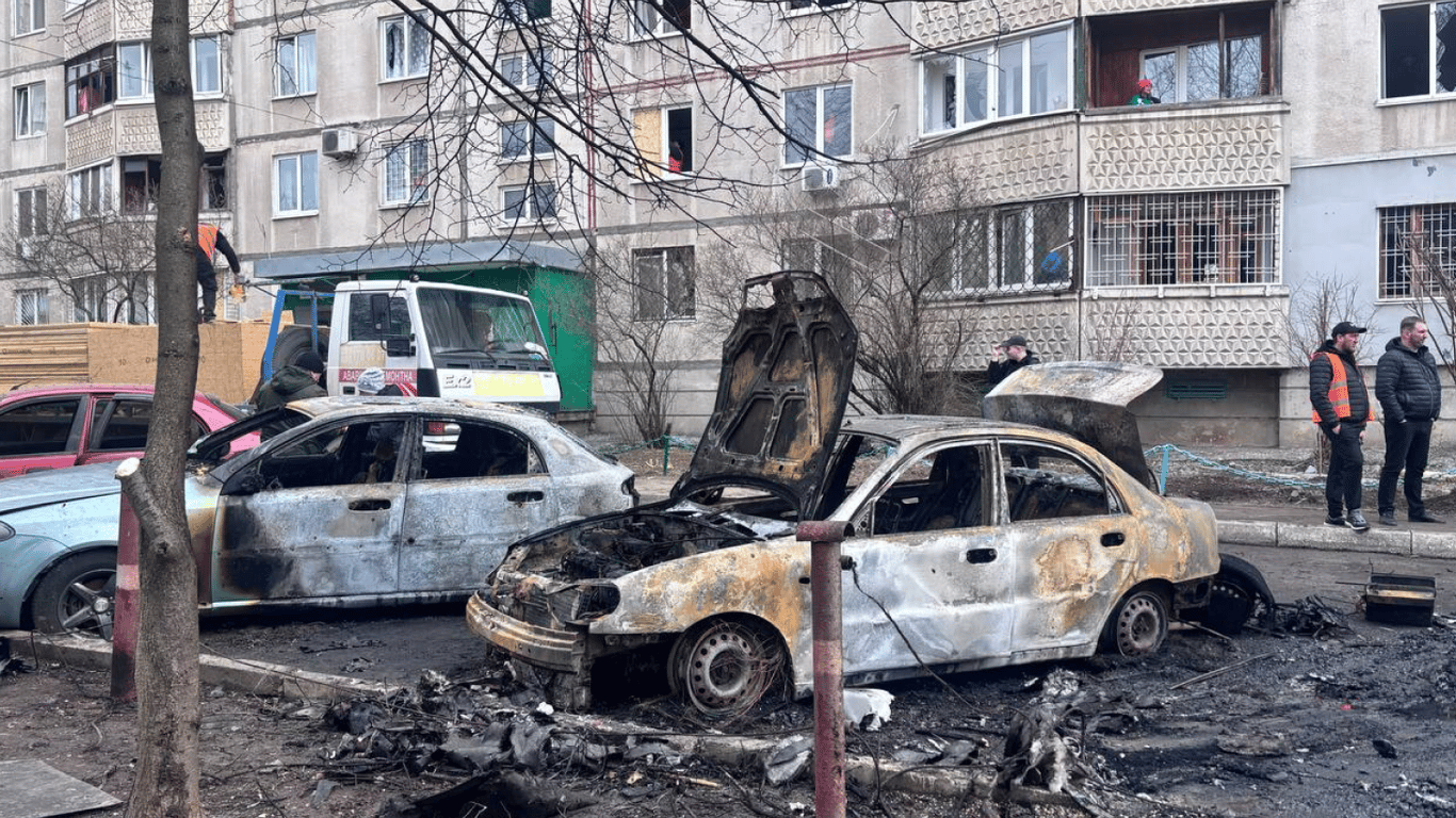 Наслідки обстрілу Харкова 25 березня