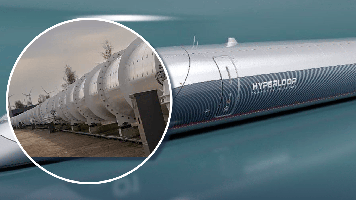 Графіка Hyperloop між Лондоном і Парижем