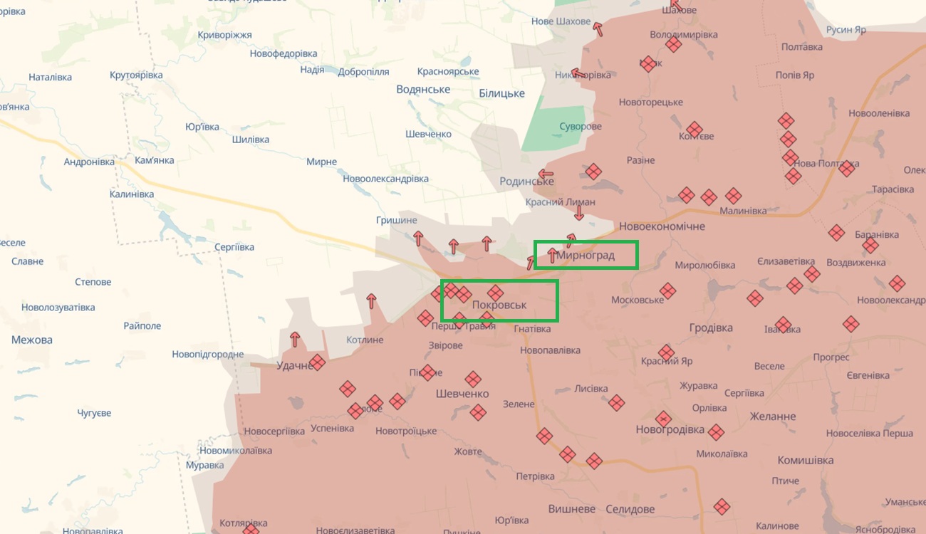 Захист Покровська та Мирнограда