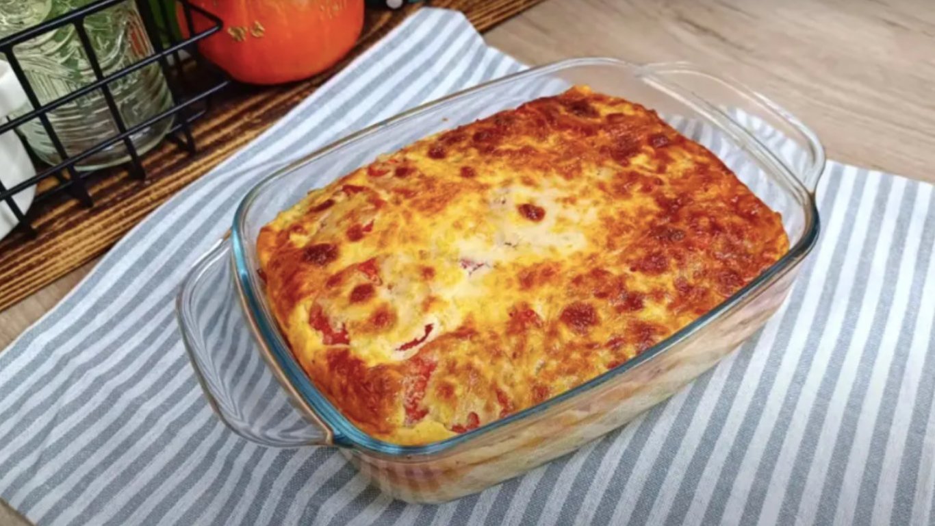 Запіканка з куркою та овочами
