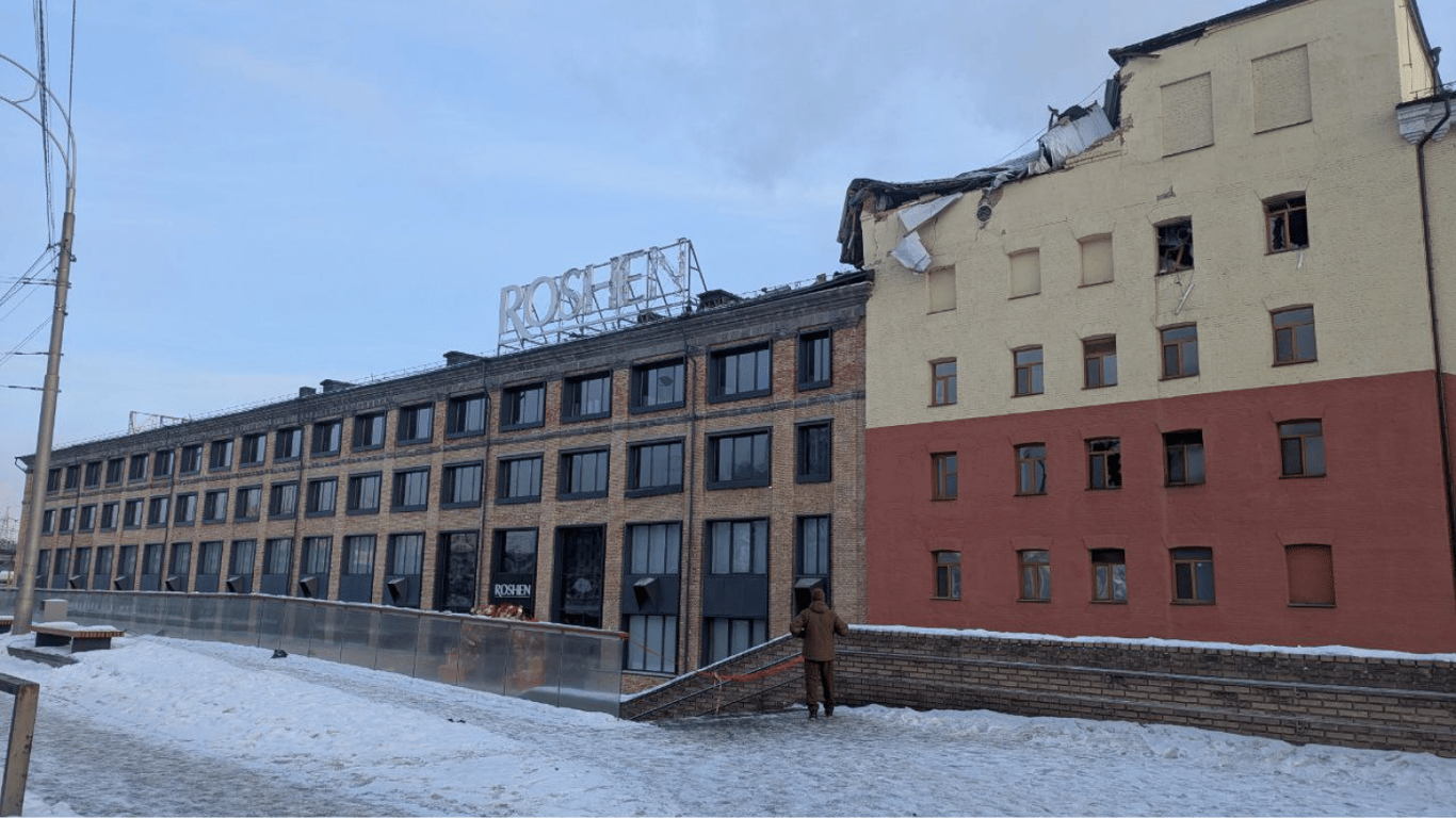 Удар по фабриці Roshen у Києві