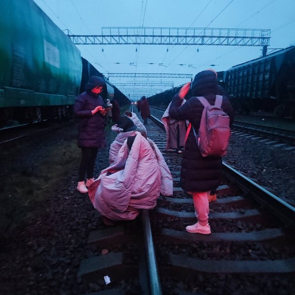 Атака дронів на потяг
