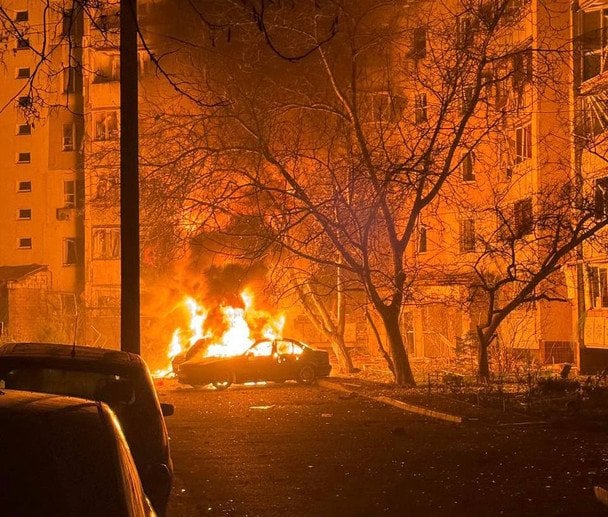 Ночная атака РФ: дроны попали в жилые дома в Одессе и Белой Церкви