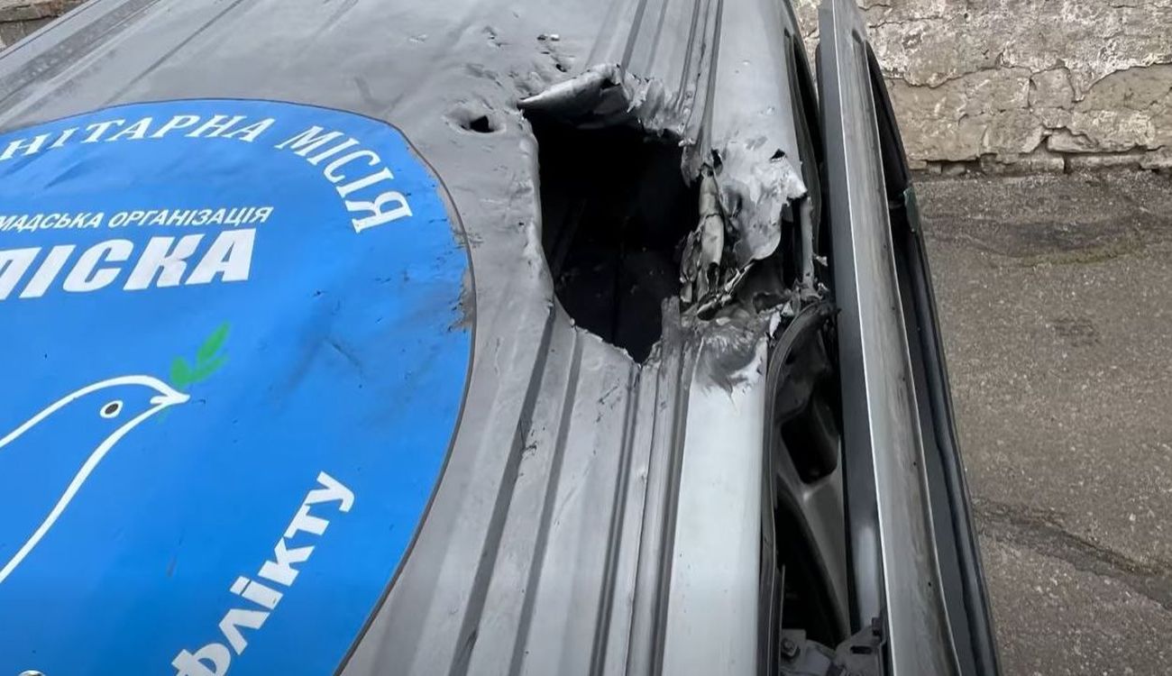 Російський дрон атакував евакуаційний екіпаж