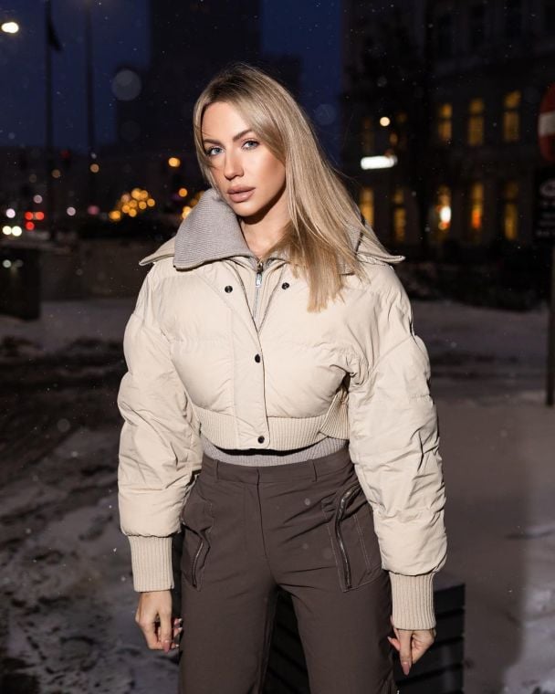 Lesya Nikityuk showed her six-month-old son: what Oscar looks like on his first winter walk