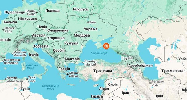 Сейсмические толчки зафиксированы у побережья Крыма и в Краснодарском крае