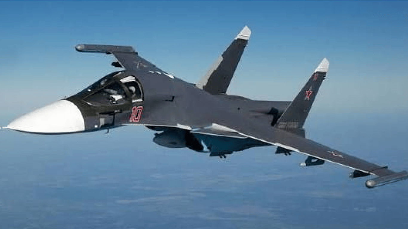 Знищення російського літака над морем