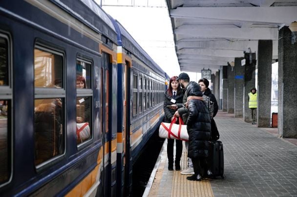 Дрон атакует железную дорогу Житомирщины