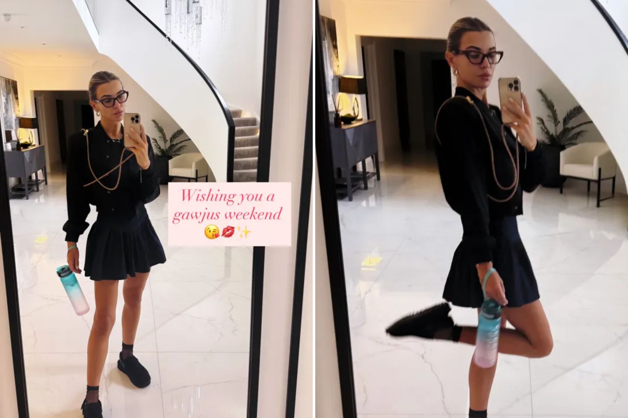 Christine McGuinness shows off new look in glasses: changed after the divorce