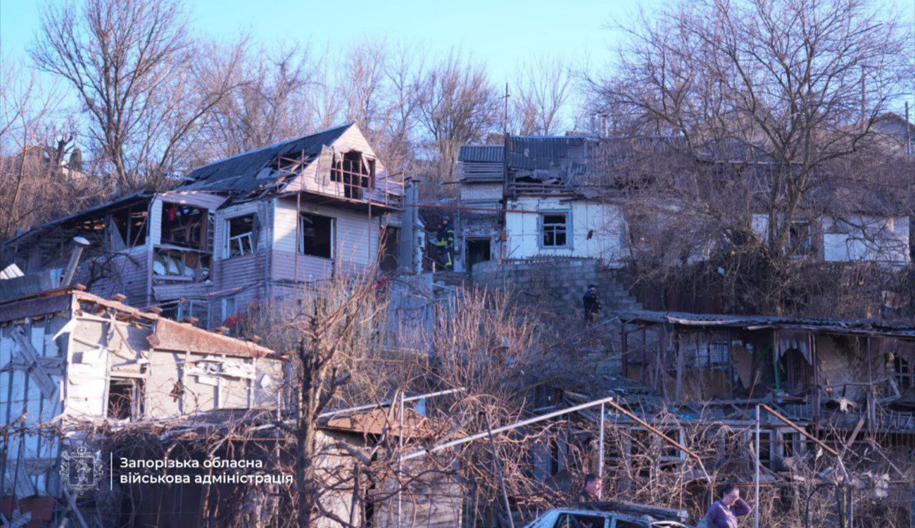 Удар КАБ по Запорожью, девять пострадавших