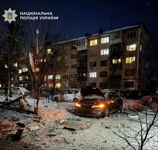 Российский удар по Киеву: пять пострадавших, двое ранены