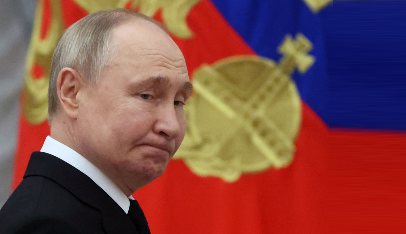 Путін і Хаменеї на тлі мапи