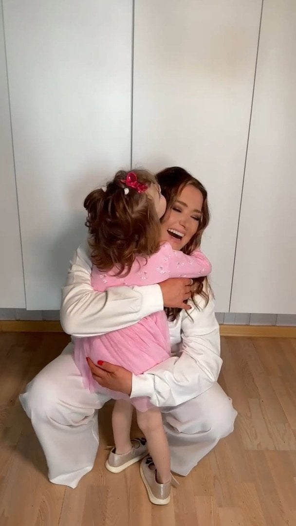 Natalia Mogilevskaya with daughter Sofia