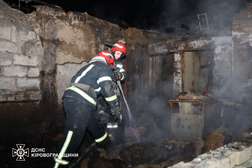 Destroyed civilian infrastructure in Kropyvnytskyi