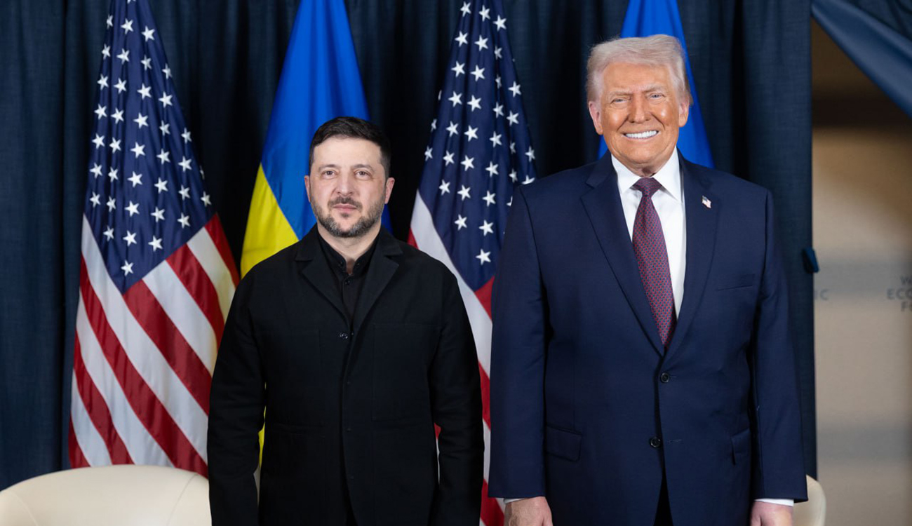 Зеленський і Трамп на переговорах