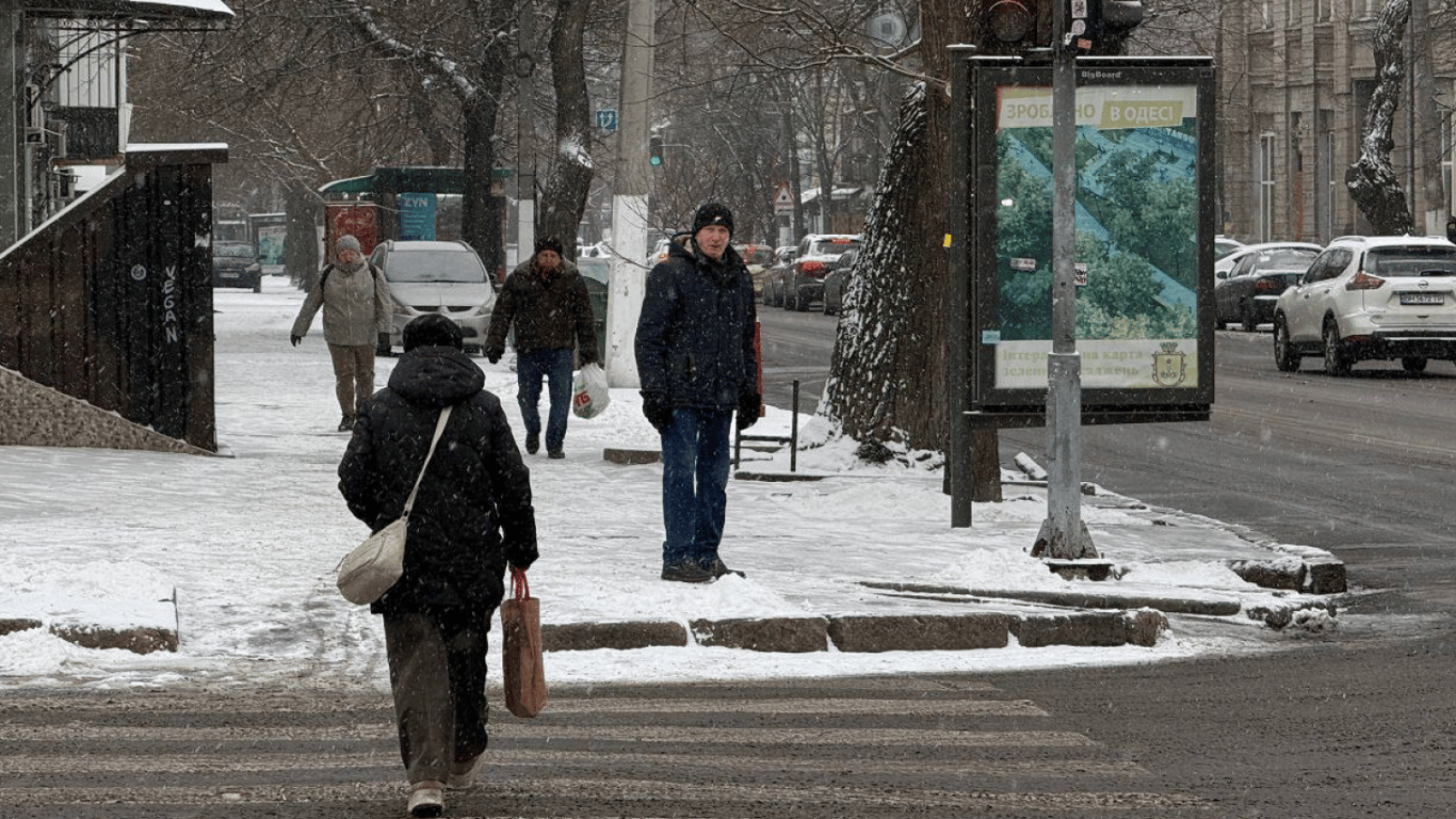 Ostrzeżenie dla Odessy: 17 stycznia mrozy do -13°C i porywisty wiatr