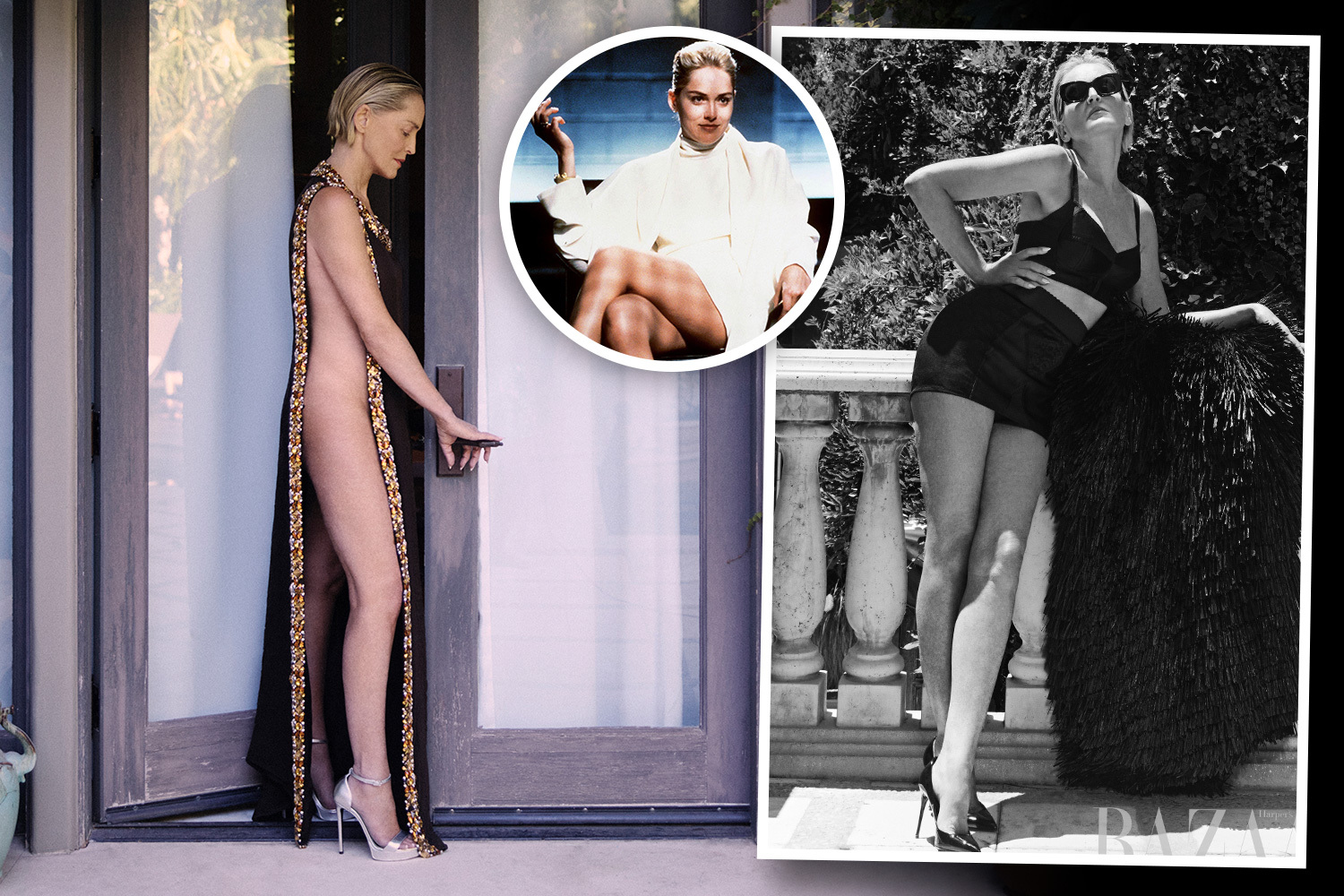 Sharon Stone recreated the scandalous scene from Basic Instinct after 33 years