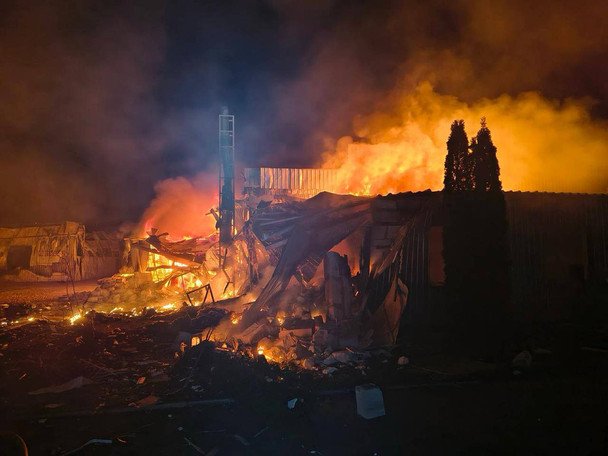 Руйнування після атаки на громаду