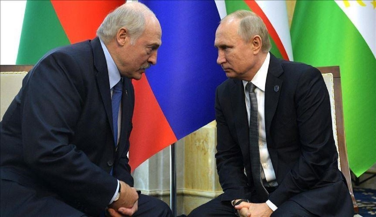 Путін і Лукашенко на зустрічі