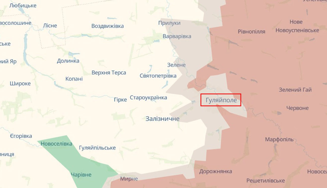 Гуляйполе під контролем окупантів