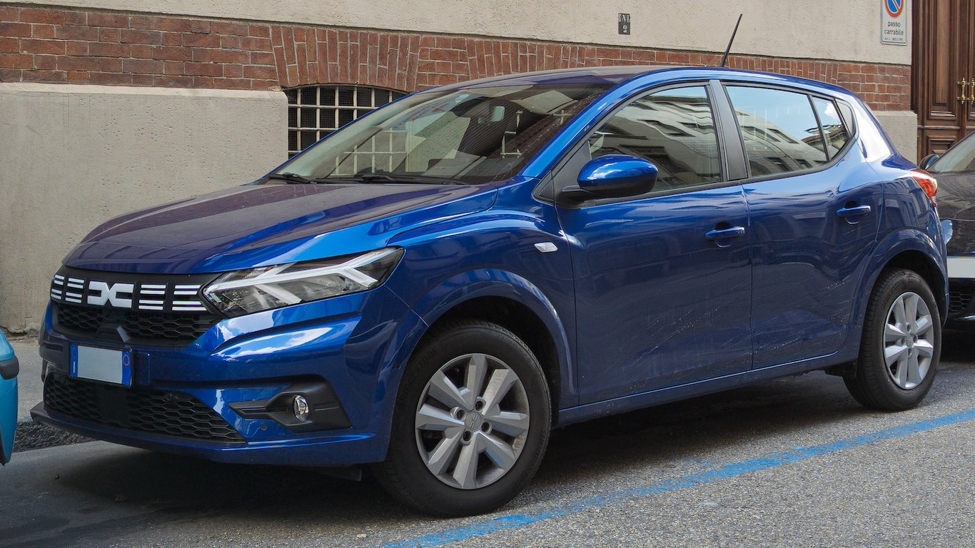 Dacia Sandero — самая популярная модель Европы