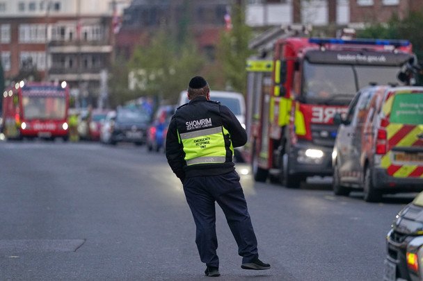 Пожар реанимобилей в Лондоне