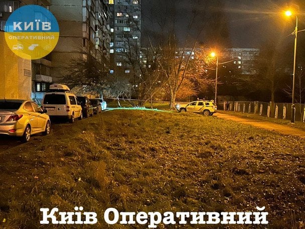 Стрельба на улице Вербицкого в Киеве