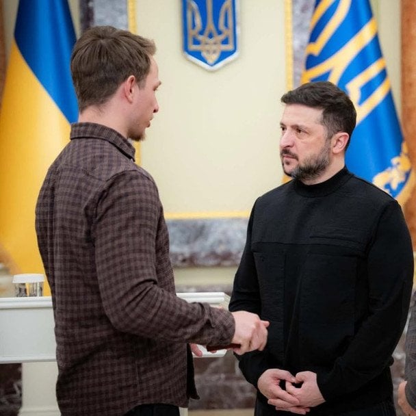 Олександр Будько отримує орден