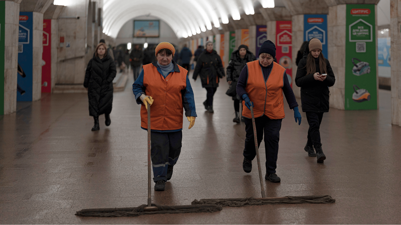 Шпали у харківському метро