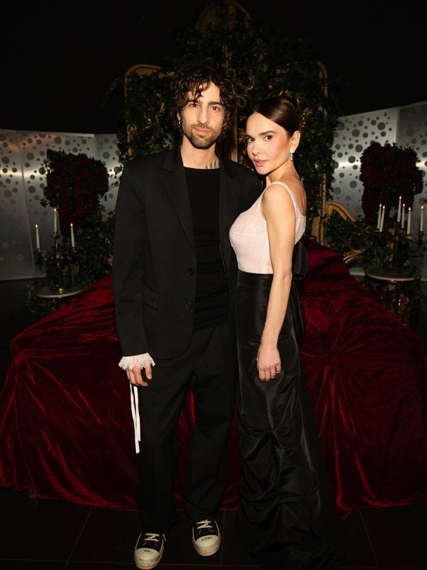 Olena Lavrenyuk filming with Dantes