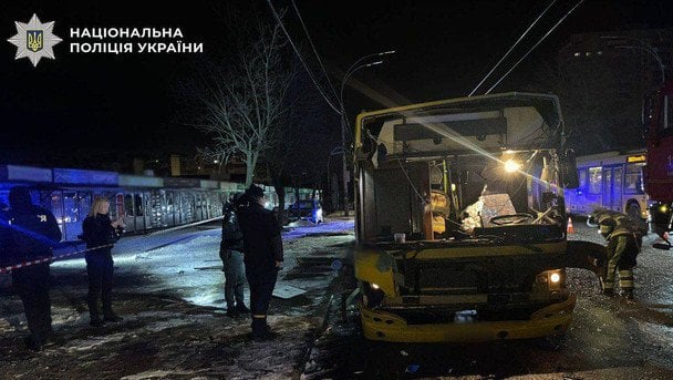 Взрыв в киевском автобусе на Виноградаре