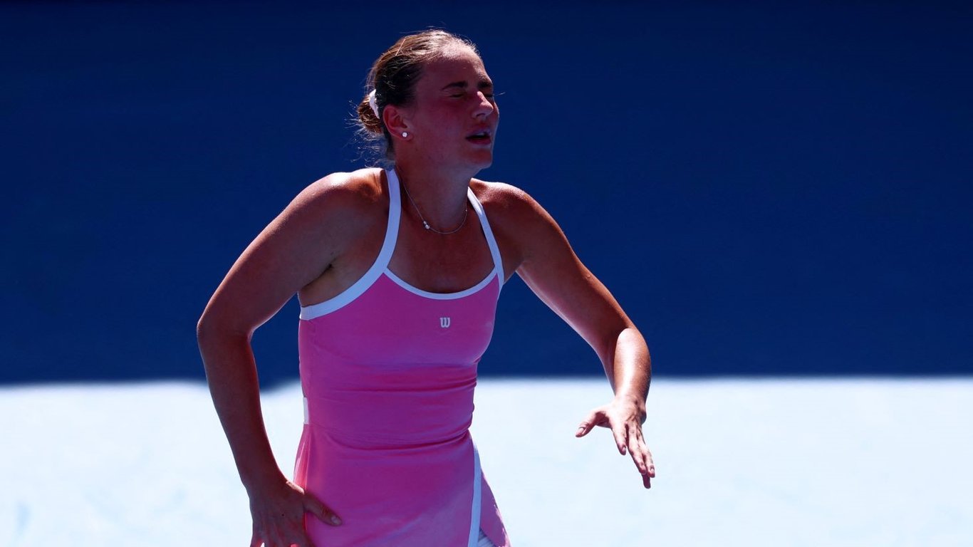 Світоліна святкує перемогу на Australian Open