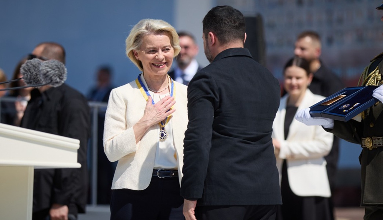 Ukraine ehrt von der Leyen: Selenskyj überreicht erstmalig den Orden Europas