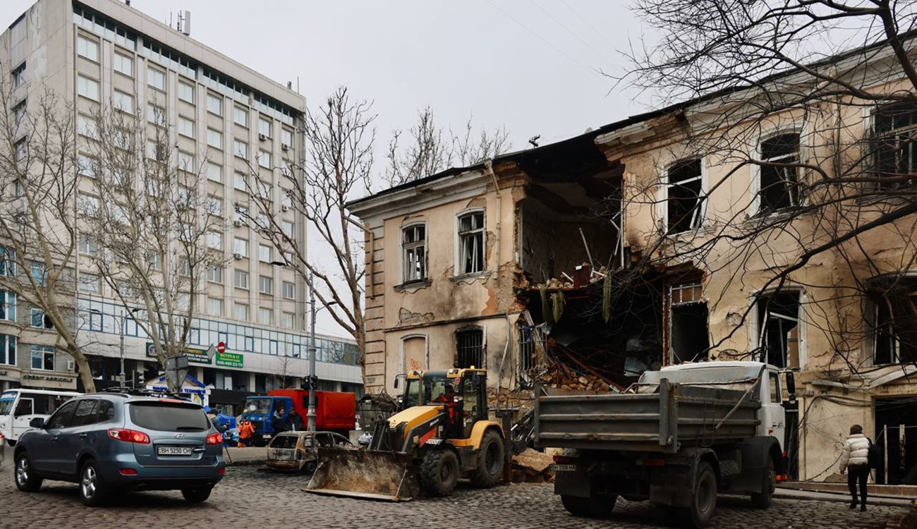 Ночная атака дронов на Одессу