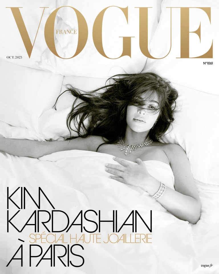 Kim Kardashian Appears Topless for Vogue France: Stunning Shoot in Cartier Diamonds