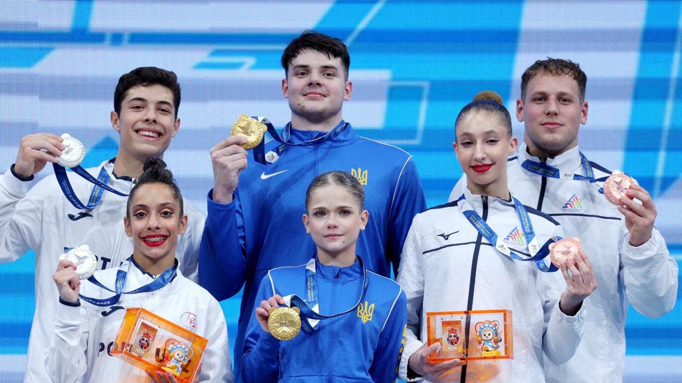 Українські акробати завоювали перше золото Всесвітніх ігор у Китаї: історичний успіх
