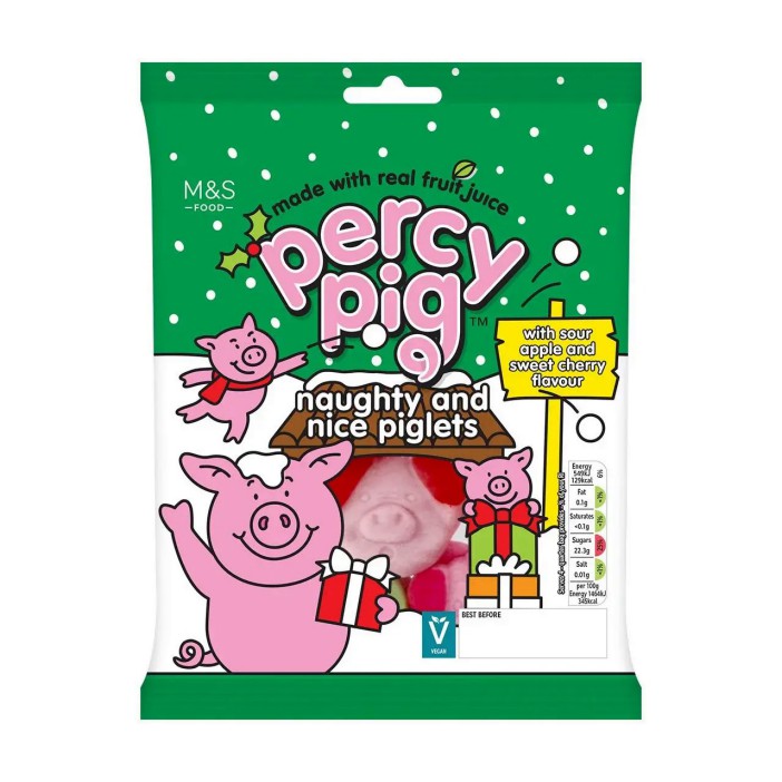 M&S запускає різдвяні цукерки Percy Pig: унікальні смаки та лімітовані упаковки