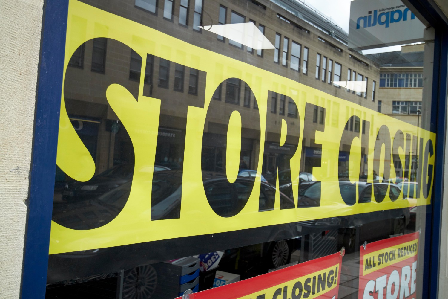 Магазин Poundland перед закрытием