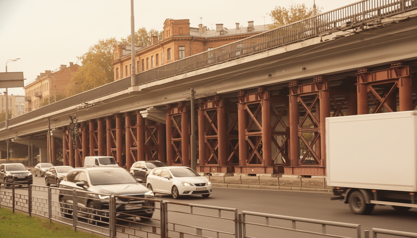 Wiadukt przy metrze Niwki uznany za obiekt najwyższej klasy ryzyka: czy kierowcy są w niebezpieczeństwie?