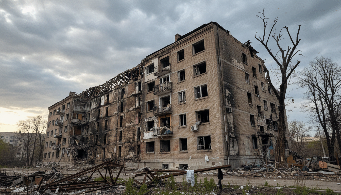 Розбір завалів після удару РФ
