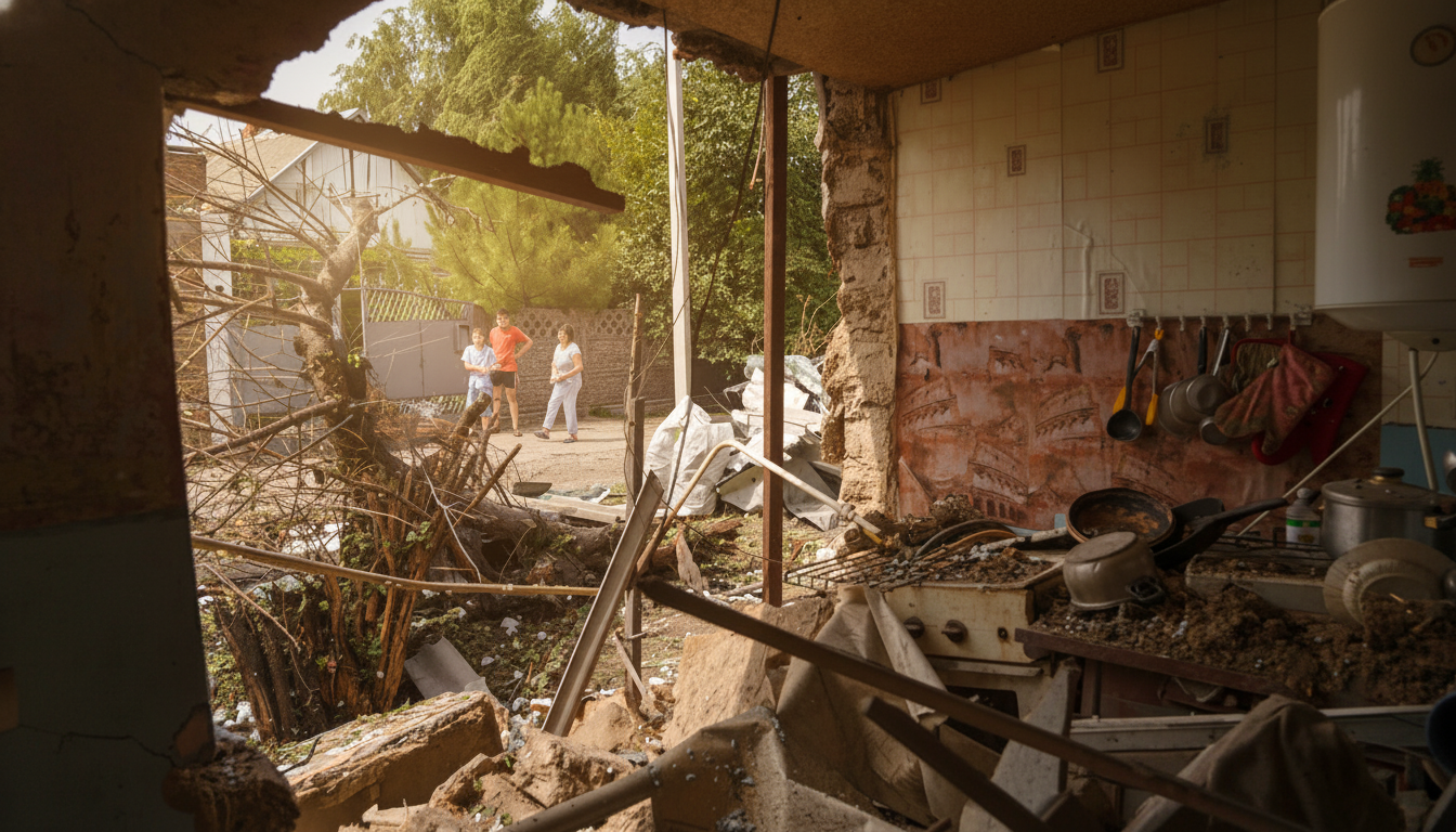 Nikopol w ogniu: dzieci i dorośli ranni po ostrzale artyleryjskim