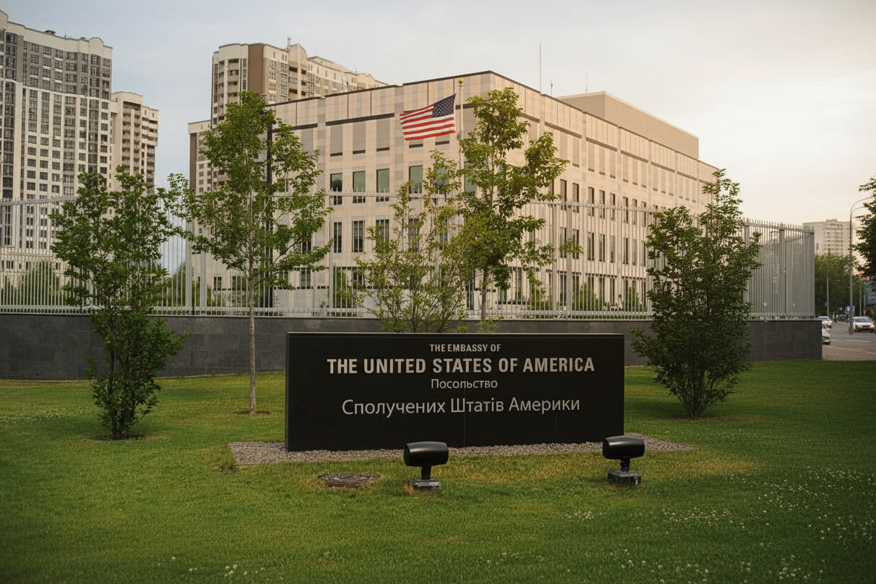 EU and US diplomats in Kyiv