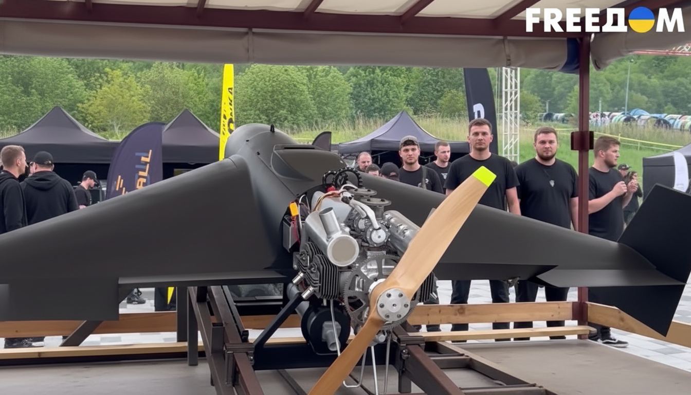 Ukraina pokazuje drona 'Hipopotam' z 75 kg ładunku: zasięg 300 km