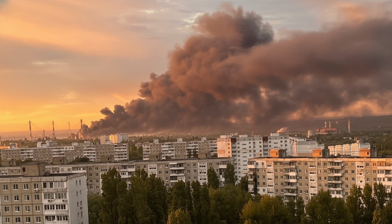 Атака дронів на НПЗ у Саратові