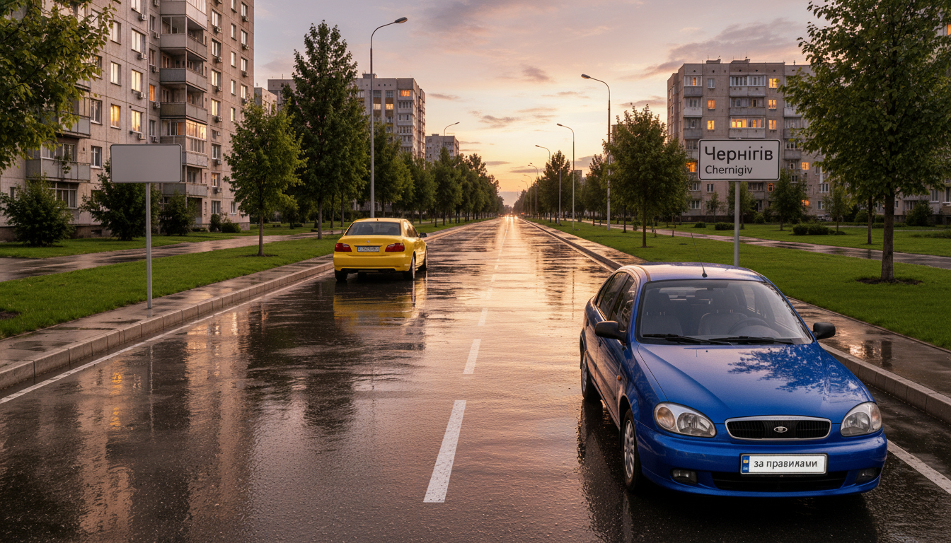 Авто порушує правила паркування