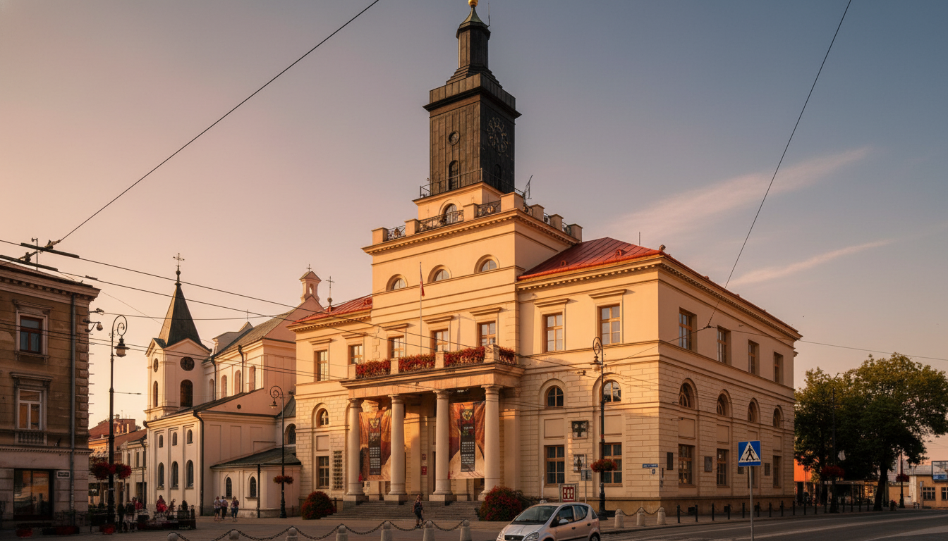 Зняття прапора України в Любліні